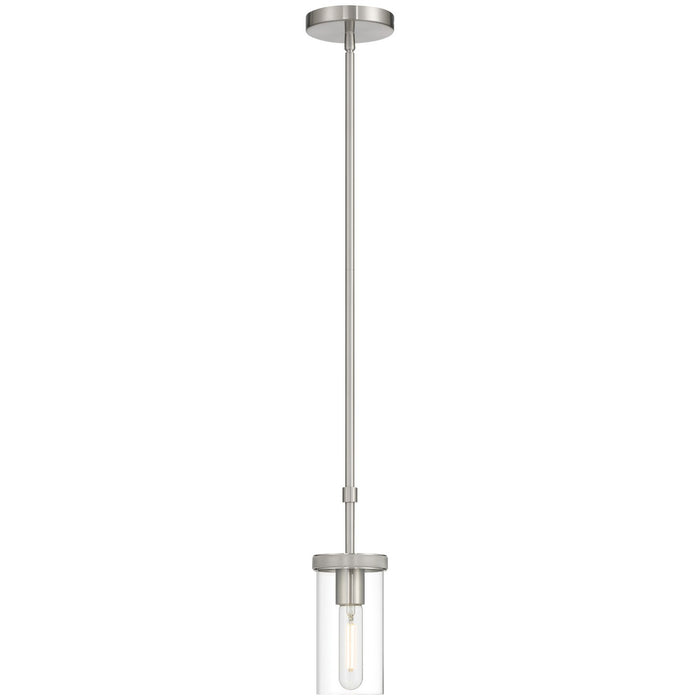 Access - 62309-BS/CLR - One Light Pendant - Lily - Brushed Steel