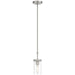 Access - 62309-BS/CLR - One Light Pendant - Lily - Brushed Steel