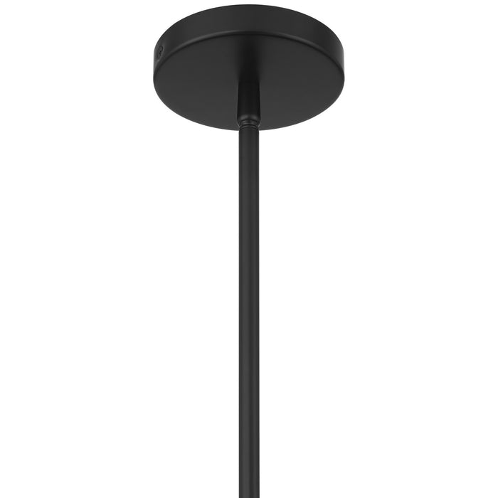 Access - 62309-MBL/CLR - One Light Pendant - Lily - Matte Black