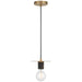 Access - 62338-AB - LED Pendant - Central - Antique Brass
