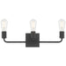 Access - 62443-MBL - Three Light Vanity - Virgin - Matte Black