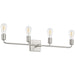 Access - 62444-BS - Four Light Vanity - Virgin - Brushed Steel