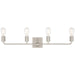 Access - 62444-BS - Four Light Vanity - Virgin - Brushed Steel
