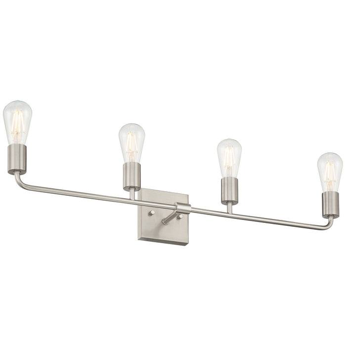 Access - 62444-BS - Four Light Vanity - Virgin - Brushed Steel