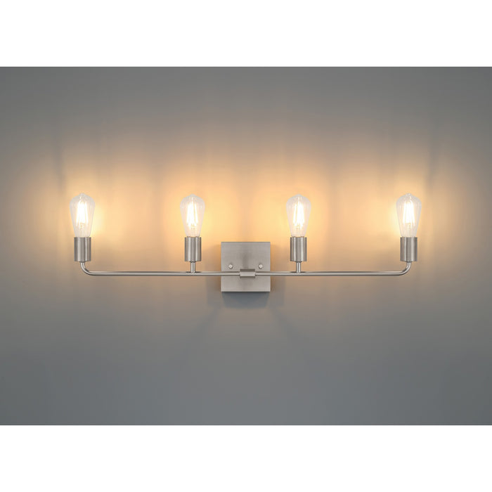 Access - 62444-BS - Four Light Vanity - Virgin - Brushed Steel