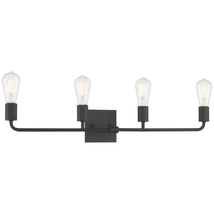 Access - 62444-MBL - Four Light Vanity - Virgin - Matte Black