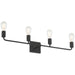 Access - 62444-MBL - Four Light Vanity - Virgin - Matte Black