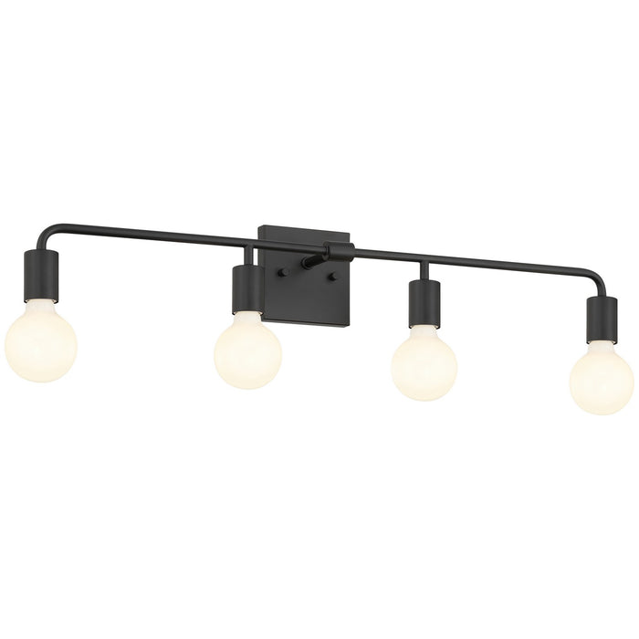 Access - 62444-MBL - Four Light Vanity - Virgin - Matte Black