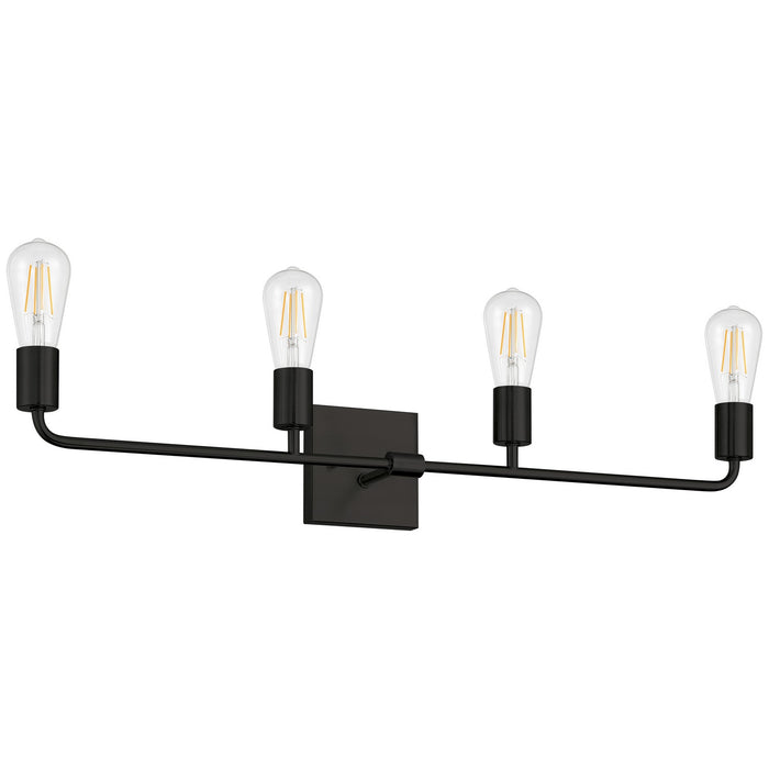 Access - 62444-MBL - Four Light Vanity - Virgin - Matte Black
