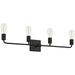 Access - 62444-MBL - Four Light Vanity - Virgin - Matte Black