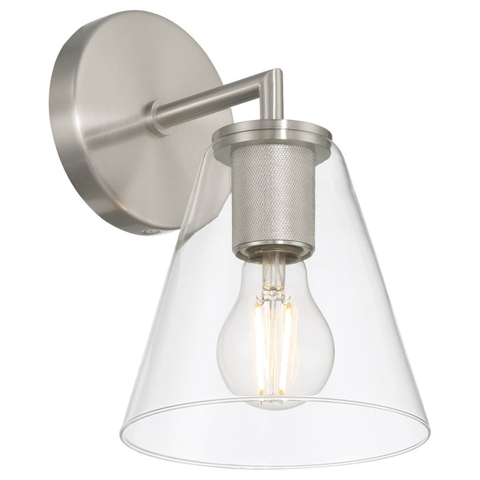 Access - 62631-BS/CLR - One Light Wall Sconce - Katie - Brushed Steel