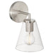 Access - 62631-BS/CLR - One Light Wall Sconce - Katie - Brushed Steel
