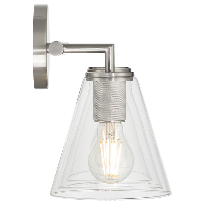 Access - 62633-BS/CLR - Three Light Vanity - Katie - Brushed Steel
