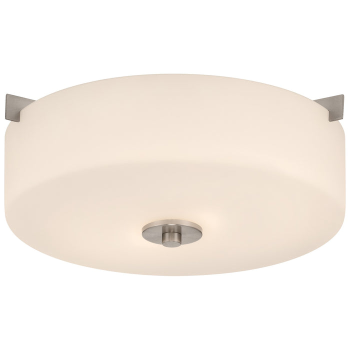 Access - 63038-BS/OPL - Two Light Flush Mount - Rachel - Brushed Steel