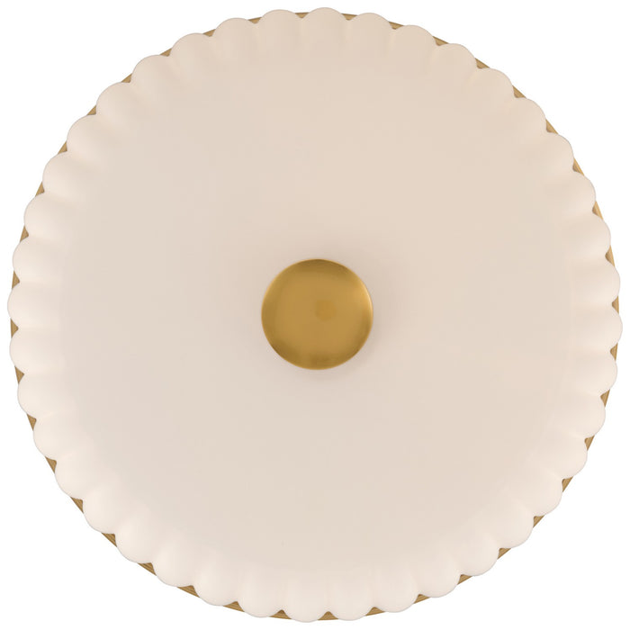 Access - 63048LEDDCS-AB/OPL - LED Flush Mount - Daniella - Antique Brass
