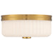 Access - 63048LEDDCS-AB/OPL - LED Flush Mount - Daniella - Antique Brass