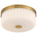 Access - 63048LEDDCS-AB/OPL - LED Flush Mount - Daniella - Antique Brass