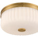 Access - 63048LEDDCS-AB/OPL - LED Flush Mount - Daniella - Antique Brass
