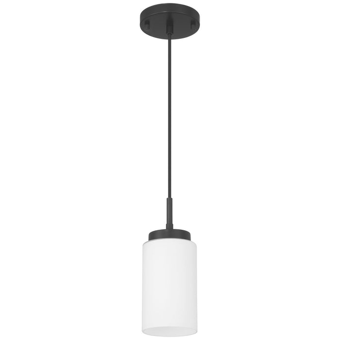 Access - 63082-MBL/OPL - One Light Pendant - Iris - Matte Black