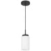 Access - 63082-MBL/OPL - One Light Pendant - Iris - Matte Black