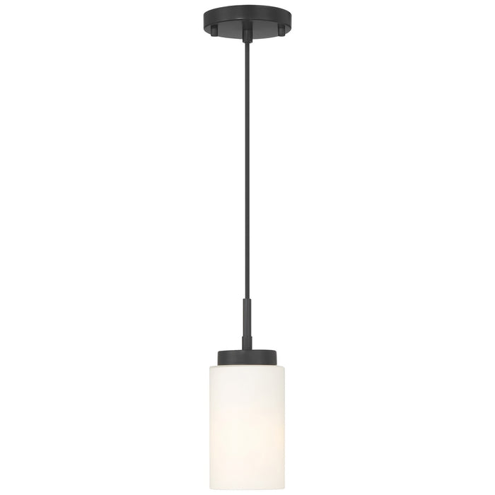 Access - 63082-MBL/OPL - One Light Pendant - Iris - Matte Black