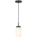 Access - 63082-MBL/OPL - One Light Pendant - Iris - Matte Black