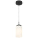 Access - 63082-MBL/OPL - One Light Pendant - Iris - Matte Black