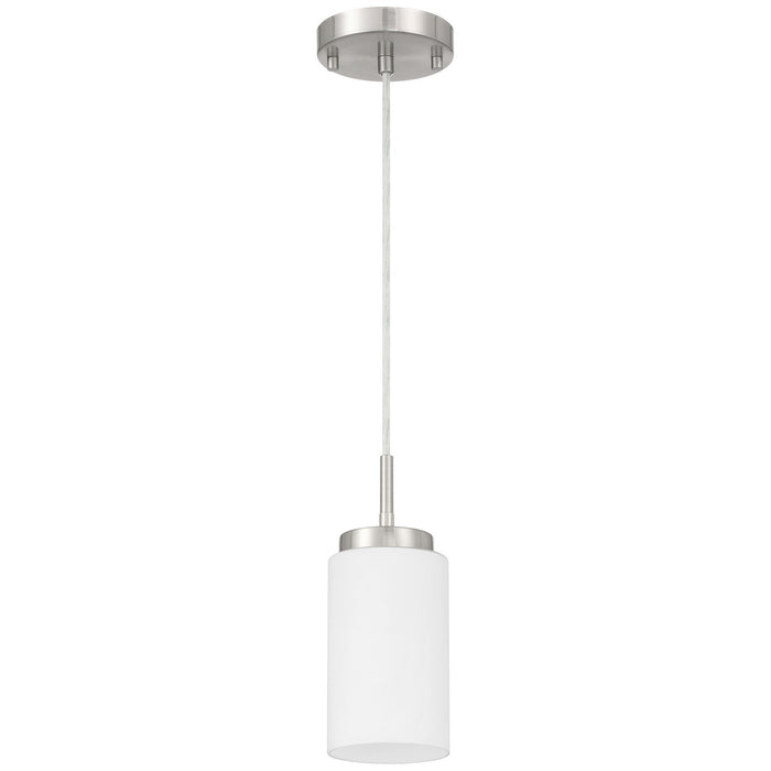 Access - 63082-BS/OPL - One Light Pendant - Iris - Brushed Steel