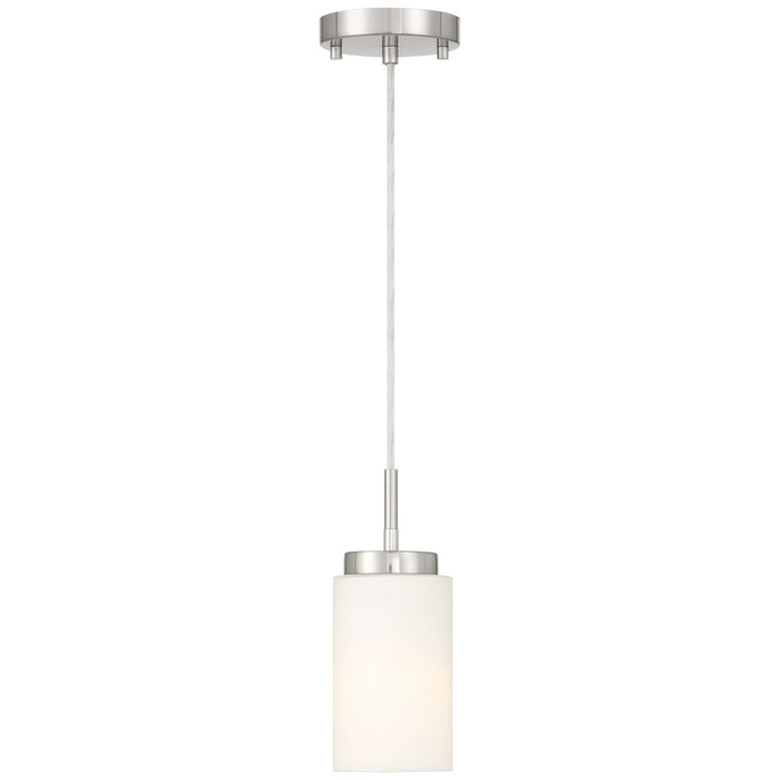 Access - 63082-BS/OPL - One Light Pendant - Iris - Brushed Steel