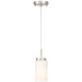 Access - 63082-BS/OPL - One Light Pendant - Iris - Brushed Steel