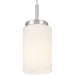 Access - 63082-BS/OPL - One Light Pendant - Iris - Brushed Steel