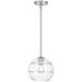 Access - 63092-BS/CRB - One Light Pendant - Swirl - Brushed Steel
