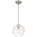 Access - 63092-BS/CRB - One Light Pendant - Swirl - Brushed Steel