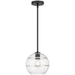 Access - 63092-MBL/CRB - One Light Pendant - Swirl - Matte Black