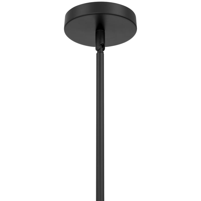 Access - 63092-MBL/CRB - One Light Pendant - Swirl - Matte Black