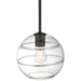 Access - 63092-MBL/CRB - One Light Pendant - Swirl - Matte Black
