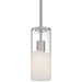 Access - 63094-BS/CFR - One Light Pendant - Ole' - Brushed Steel
