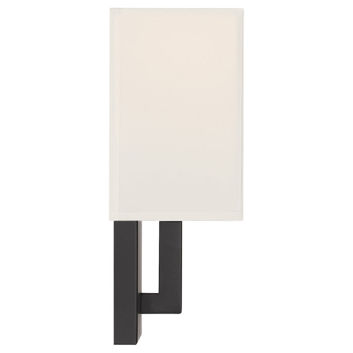 Access - 64061LEDDLP-MBL/WH - LED Wall Sconce - Mid Town - Matte Black