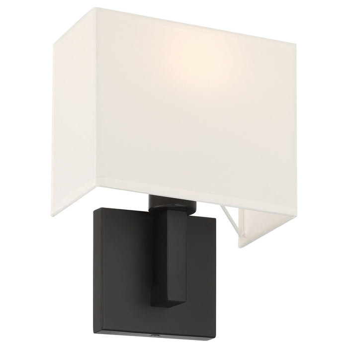Access - 64061LEDDLP-MBL/WH - LED Wall Sconce - Mid Town - Matte Black