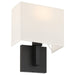 Access - 64061LEDDLP-MBL/WH - LED Wall Sconce - Mid Town - Matte Black