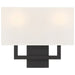 Access - 64062LEDDLP-MBL/WH - LED Wall Sconce - Mid Town - Matte Black