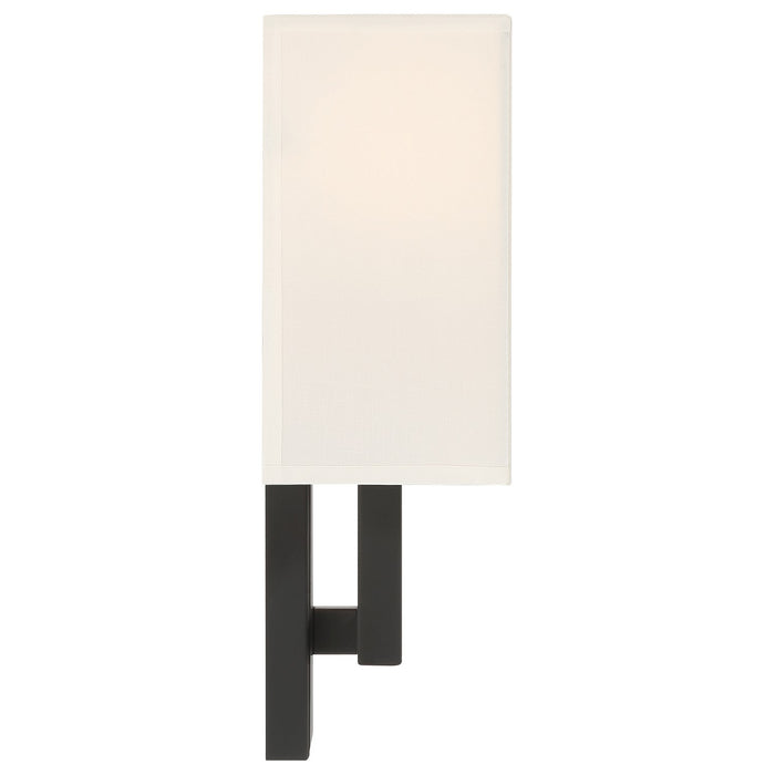 Access - 64062LEDDLP-MBL/WH - LED Wall Sconce - Mid Town - Matte Black