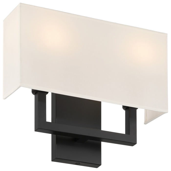 Access - 64062LEDDLP-MBL/WH - LED Wall Sconce - Mid Town - Matte Black