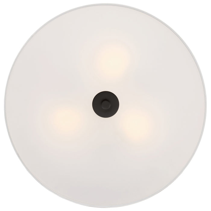 Access - 64063LEDDLP-MBL/WH - LED Flush Mount - Mid Town - Matte Black
