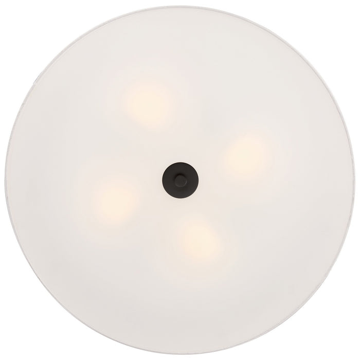 Access - 64064LEDDLP-MBL/WH - LED Flush Mount - Mid Town - Matte Black