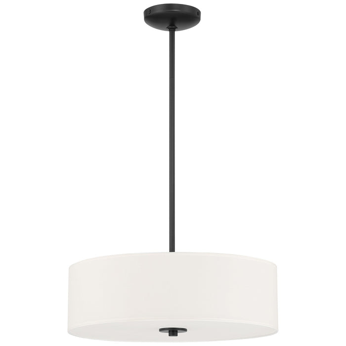 Access - 64065LEDDLP-MBL/WH - LED Pendant or Semi-Flush - Mid Town - Matte Black