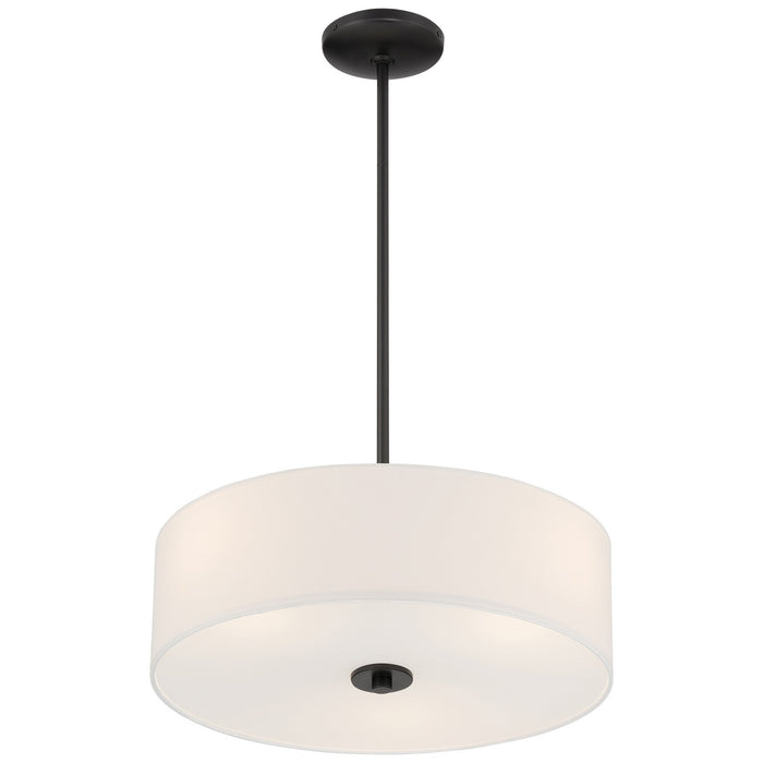 Access - 64065LEDDLP-MBL/WH - LED Pendant or Semi-Flush - Mid Town - Matte Black