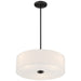 Access - 64065LEDDLP-MBL/WH - LED Pendant or Semi-Flush - Mid Town - Matte Black