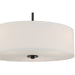 Access - 64065LEDDLP-MBL/WH - LED Pendant or Semi-Flush - Mid Town - Matte Black