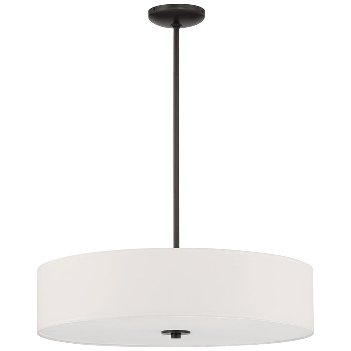 Access - 64066LEDDLP-MBL/WH - LED Pendant or Semi-Flush - Mid Town - Matte Black